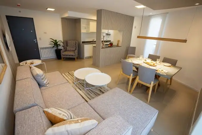 Living con cocina integrada